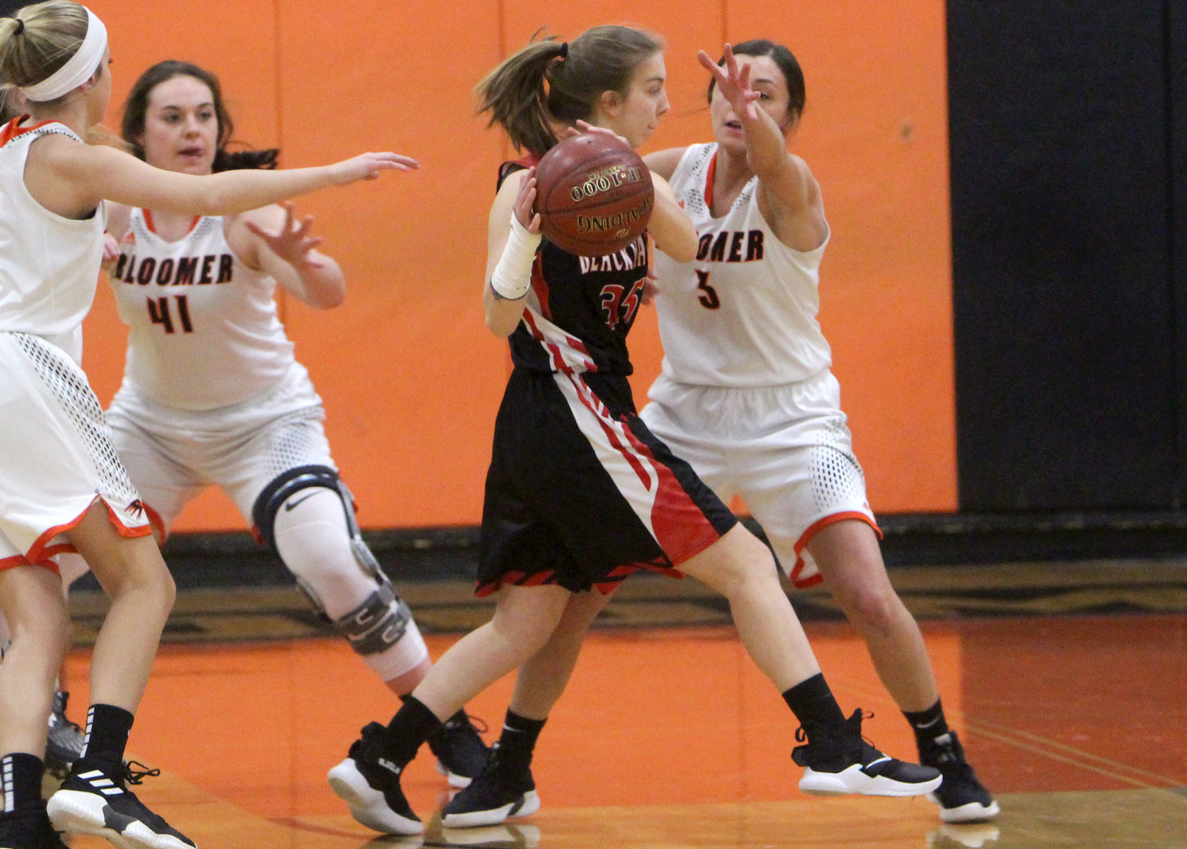 Baldwin-Woodville at Bloomer girls basketball 2-22-19